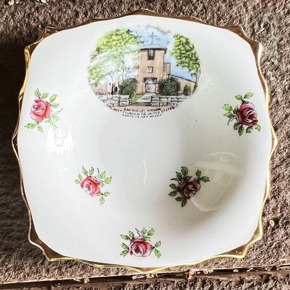 Vtg Jon Roth England "Salisbury" Fine Bone China Candy/Jewelry/Trinket Dish